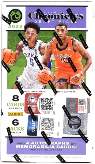 2022-23 Panini Chronicles Draft Picks Collegiate Basketball Hobby Box - Collector's Avenue