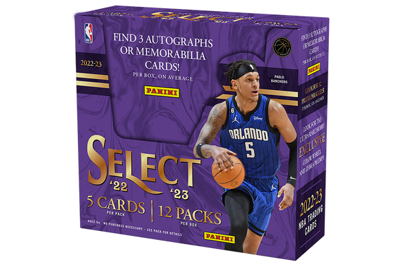 2022-23 Panini Select Basketball Hobby Box – Collector's Avenue
