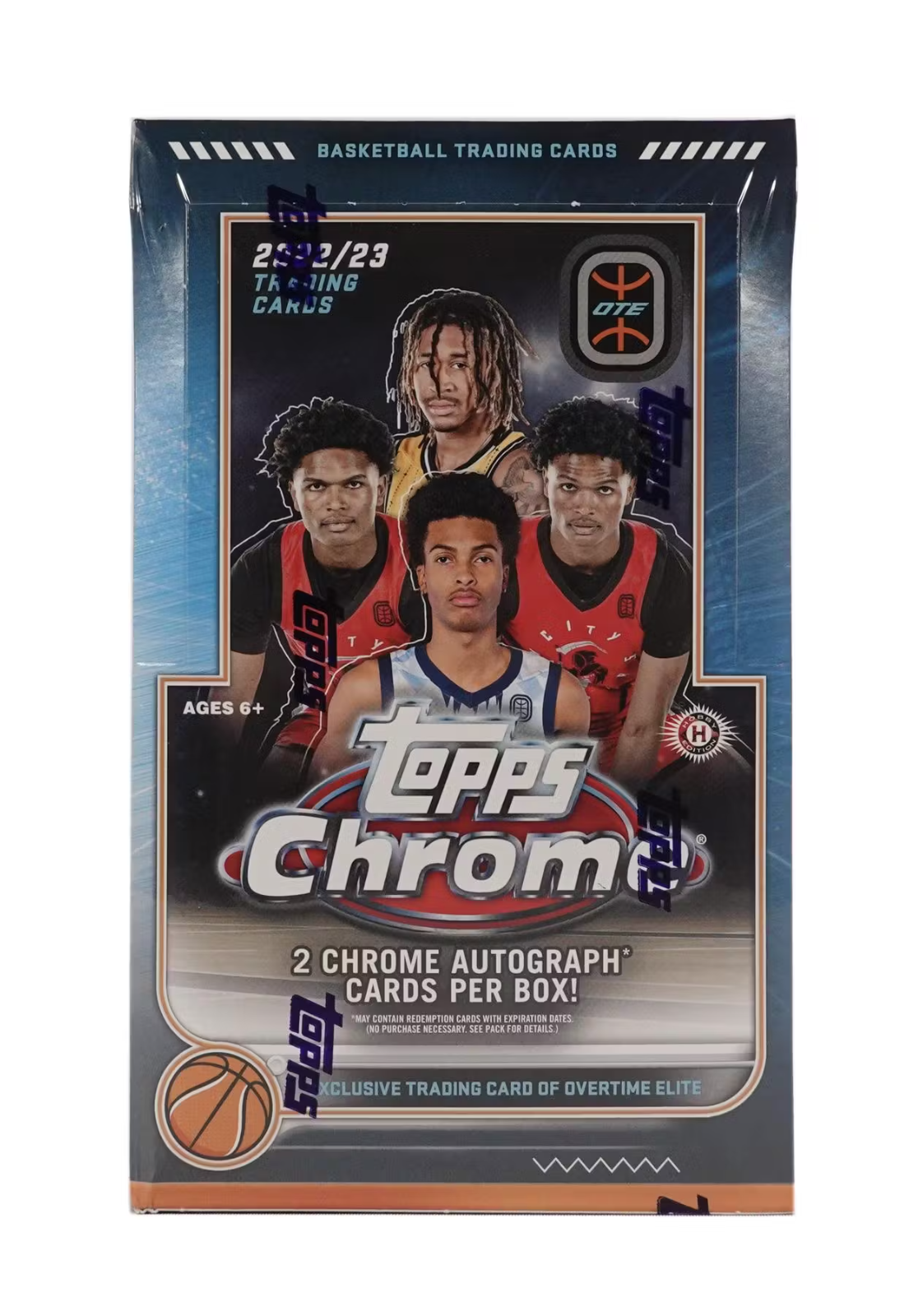 2022-23 Topps Chrome Overtime Elite Basketball Hobby Box - Collector's Avenue