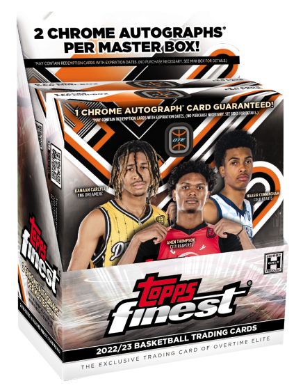 2022-23 Topps Finest Overtime Elite Basketball Hobby Box - Collector's Avenue