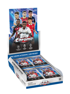 2022-23 Topps UEFA Club Competitions Chrome Soccer Hobby Box