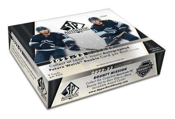2022-23 Upper Deck SP Authentic Hockey Hobby Case (16 Boxes)