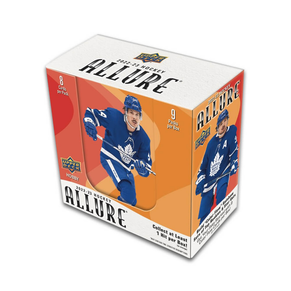 2022-23 Upper Deck Allure Hockey Hobby Box Case (18 Boxes)