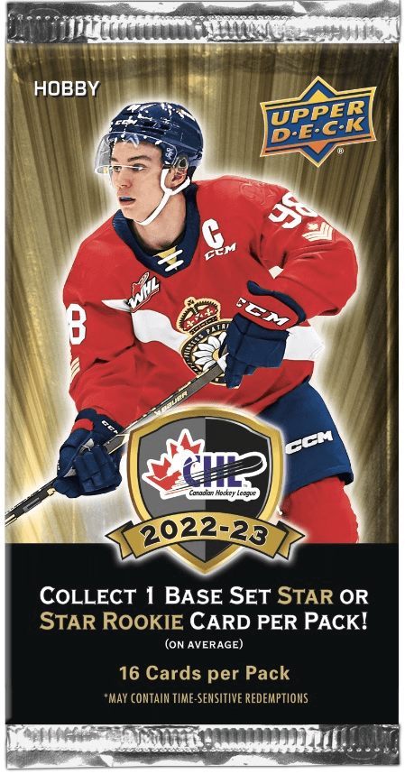 2022-23 Upper Deck CHL Hockey Hobby Box - Collector's Avenue