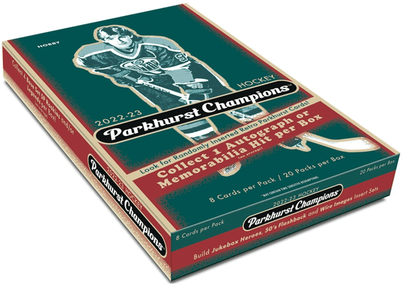 2022-23 Upper Deck Parkhurst Champions Hockey Hobby Case (12 Boxes)