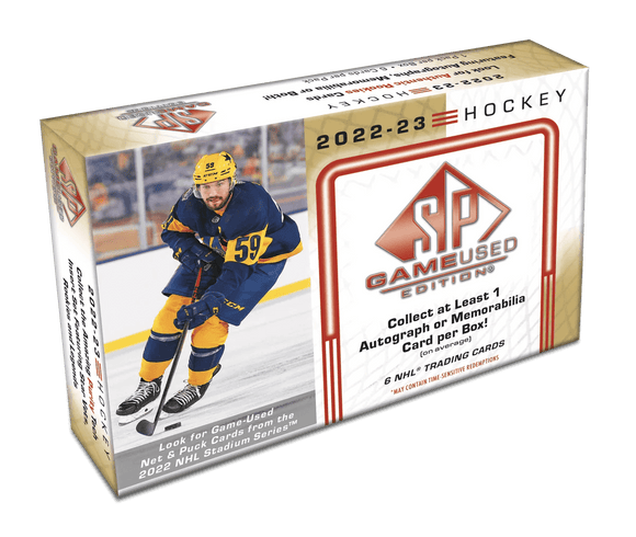 2022-23 Upper Deck SP Game Used Hockey Hobby Box Case (18 Boxes)