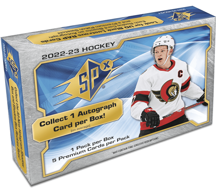 2022-23 Upper Deck Spx Hockey Hobby Box - Collector's Avenue