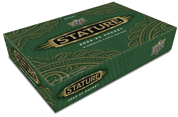 2022-23 Upper Deck Stature Hockey Hobby Box Case (16 Boxes)