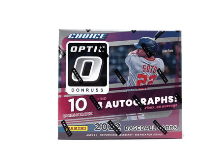 2022 Panini Donruss Optic Baseball Choice Hobby Box - Collector's Avenue