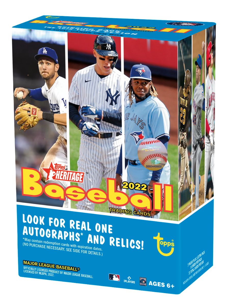 2022 Topps Heritage Baseball Blaster Box - Collector's Avenue