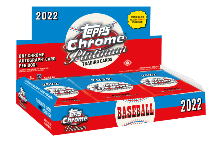 2022 Topps Chrome Platinum Anniversary Baseball Hobby Box - Collector's Avenue