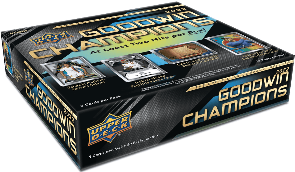 2022 Upper Deck Goodwin Champions Hobby Box - Collector's Avenue