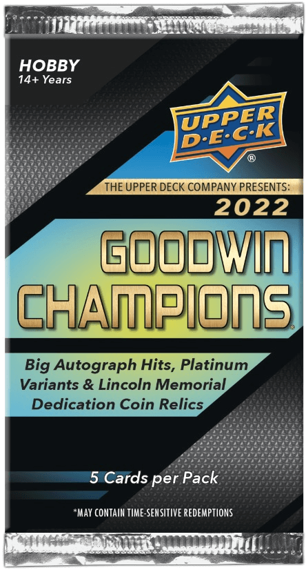 2022 Upper Deck Goodwin Champions Hobby Box - Collector's Avenue