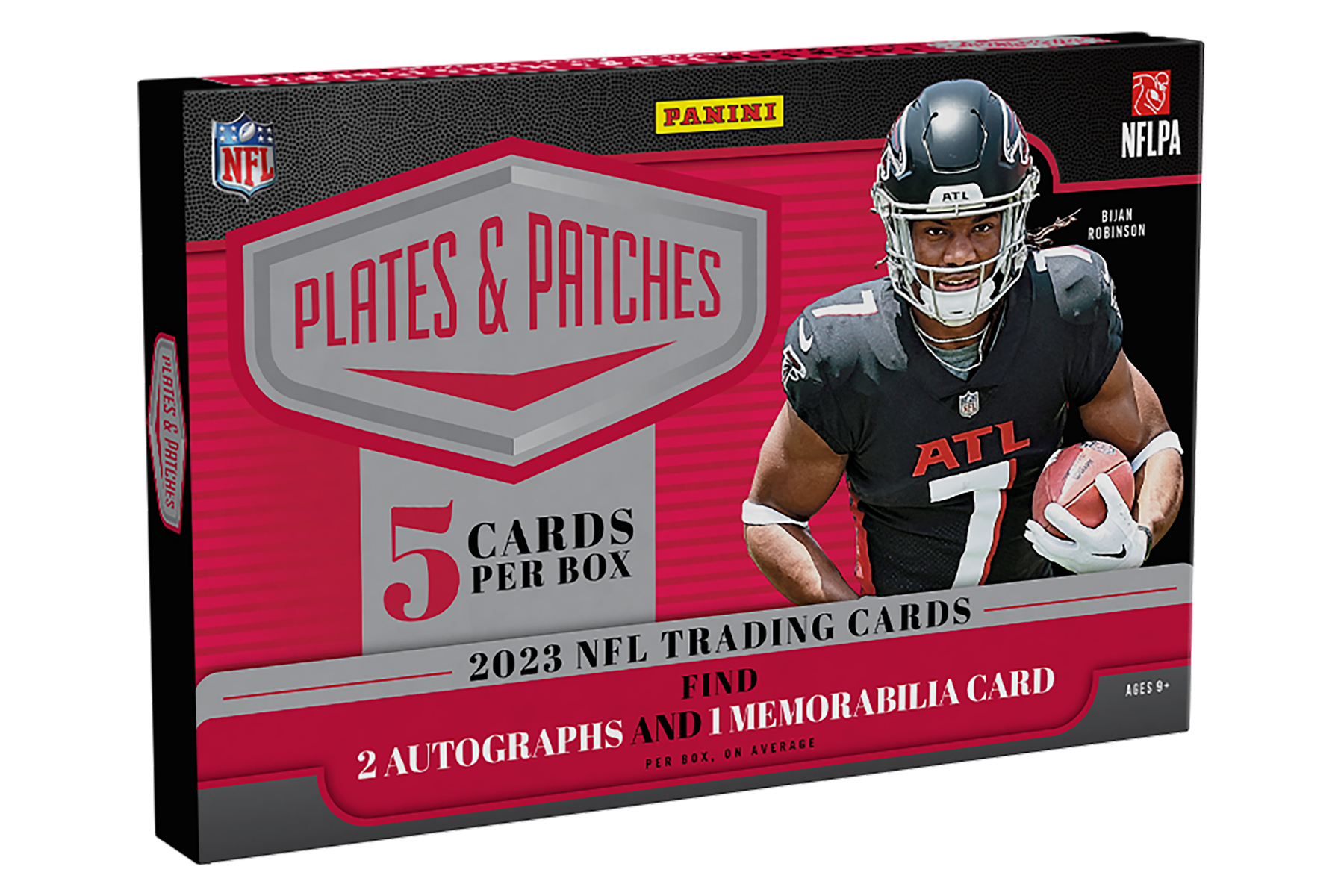 2023 Panini Plates & Patches Football Hobby Box - Collector's Avenue