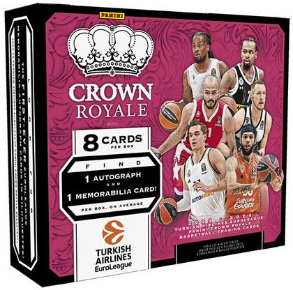 2023-24 Panini Turkish Airlines EuroLeague Crown Royale Basketball Hobby Box