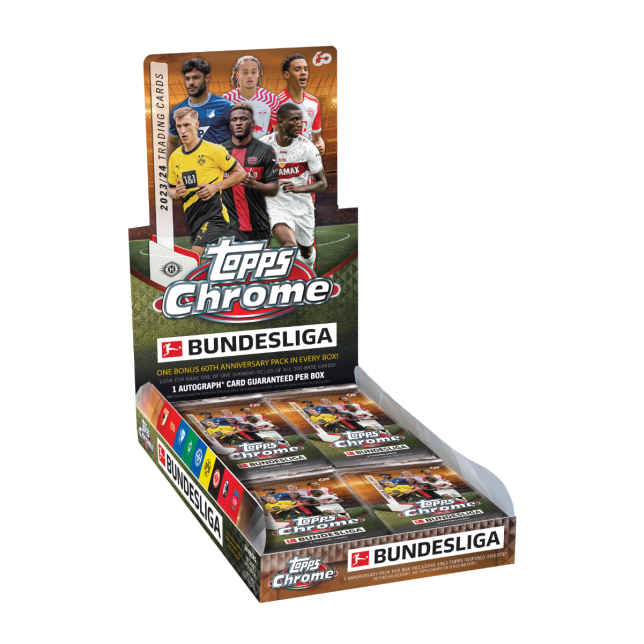 2023-24 Topps Chrome Bundesliga Soccer Hobby Box - Collector's Avenue