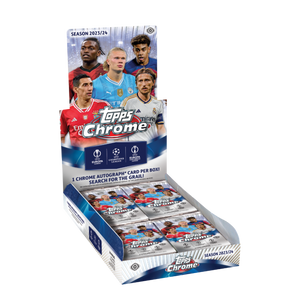 2023-24 Topps Chrome UEFA Club Competitions Hobby Box - Collector's Avenue