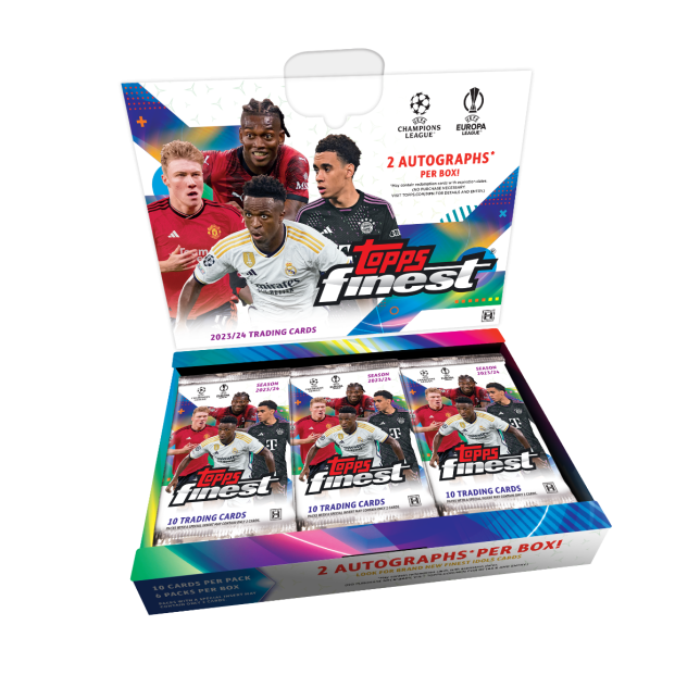 2023-24 Topps UEFA Club Competitions Finest Soccer Hobby Box - Collector's Avenue