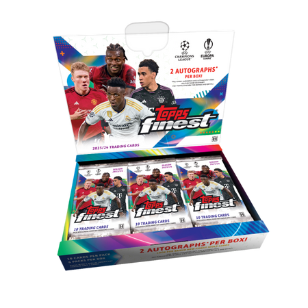 2023-24 Topps UEFA Club Competitions Finest Soccer Hobby Box - Collector's Avenue