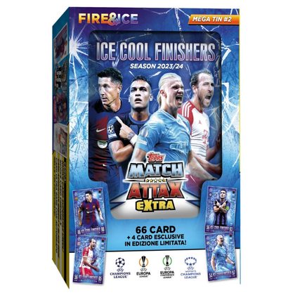 2023-24 Topps Match Attax Extra Champions League Cards - Mega Tin 2 - Ice Cool Finishers - Collector's Avenue