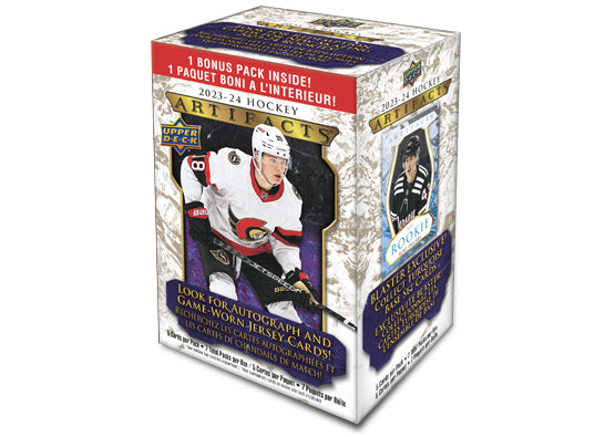 2023-24 Upper Deck Artifacts Hockey Blaster Box Case (20 Boxes)