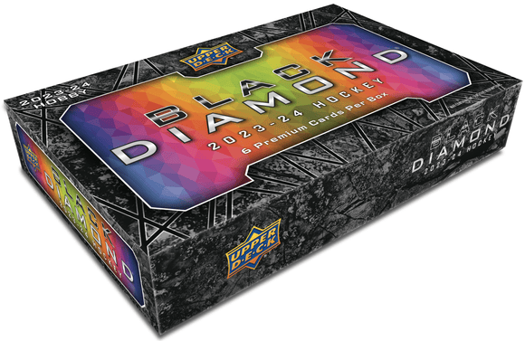 2023-24 Upper Deck Black Diamond Hockey Inner Hobby Box Case (5 Boxes)