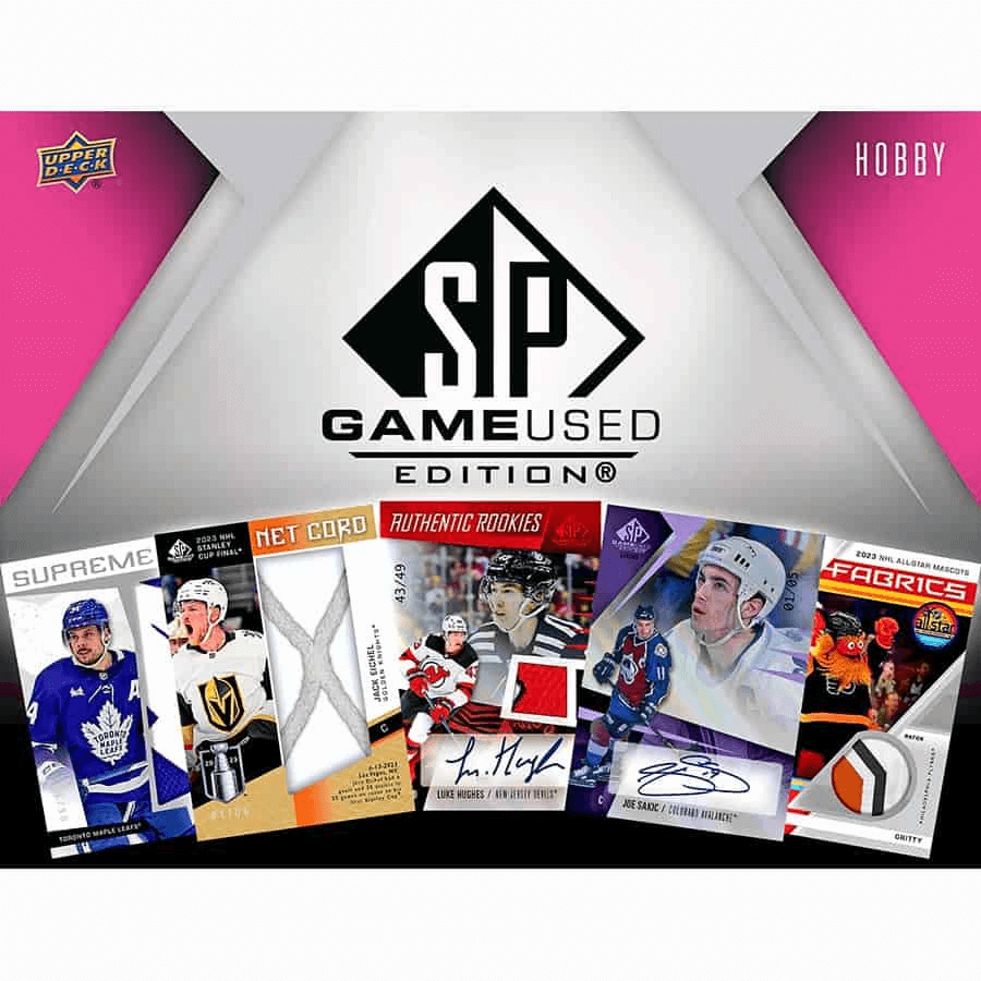 2023-24 Upper Deck SP Game Used Hockey Hobby Box Case (18 Boxes) - Collector's Avenue