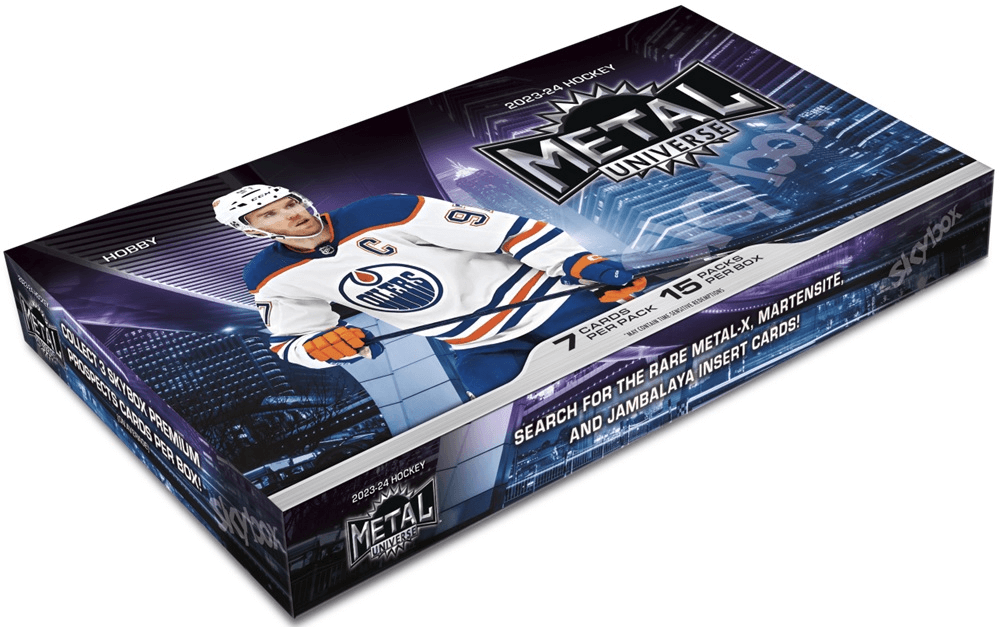 2023-24 Upper Deck Skybox Metal Universe Hockey Hobby Box Case (16 Boxes) - Collector's Avenue