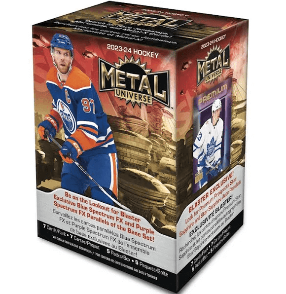 2023-24 Upper Deck Skybox Metal Universe Hockey Blaster Box Case (20 Boxes)