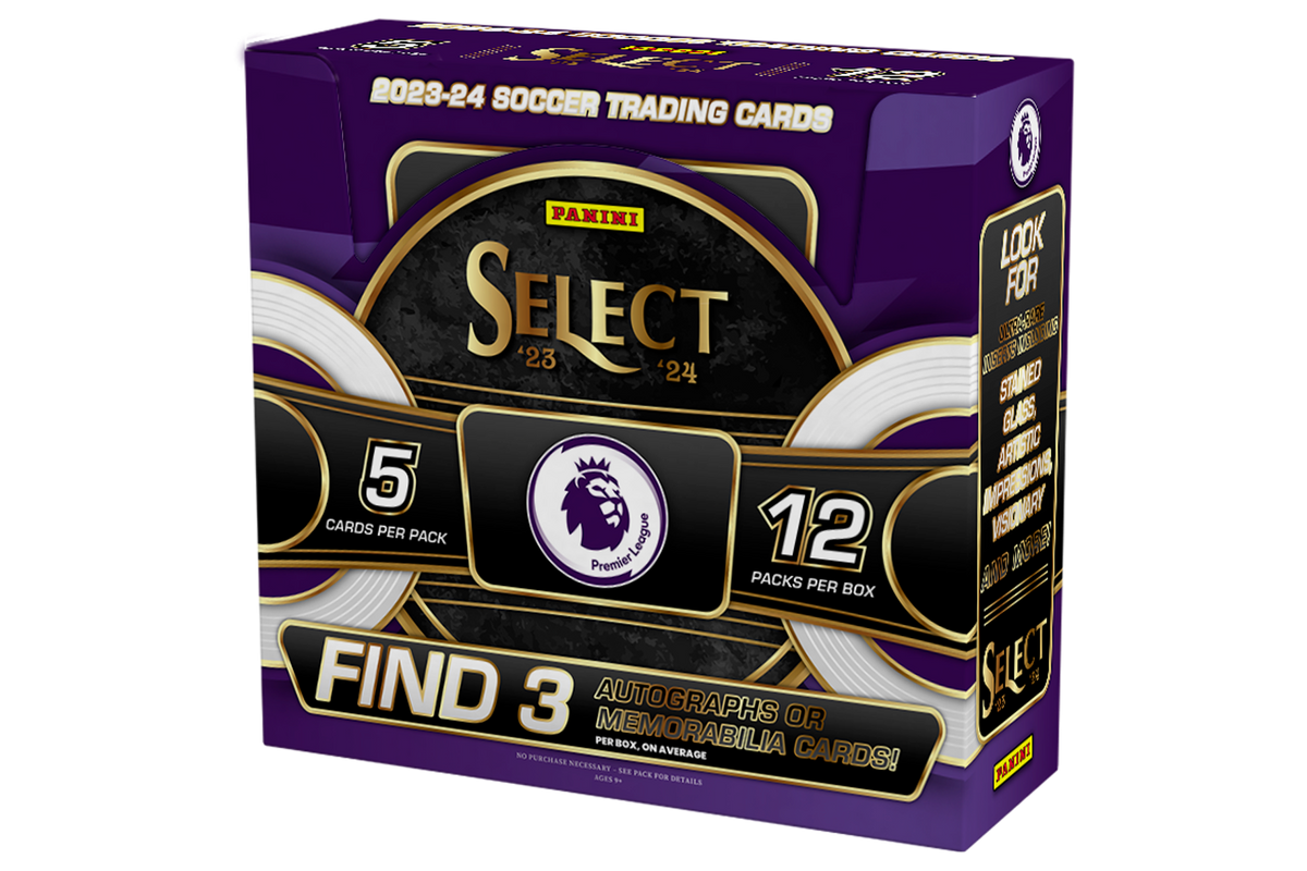 2023-24 Panini Select English Premier League Soccer Hobby Box - Collector's Avenue
