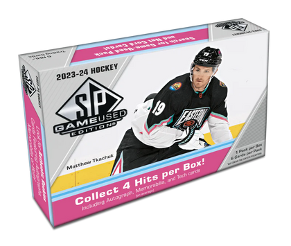 2023-24 Upper Deck SP Game Used Hockey Hobby Box Case (18 Boxes)