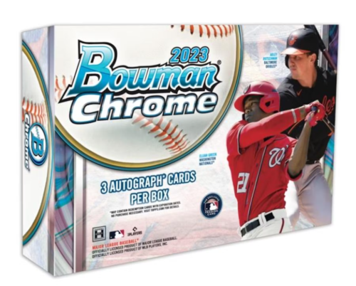 2023 Bowman Chrome Baseball HTA Choice Box - Collector's Avenue