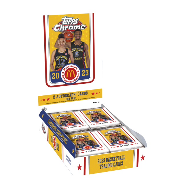 2023 Topps Chrome McDonald's All American Basketball Hobby Box - Collector's Avenue