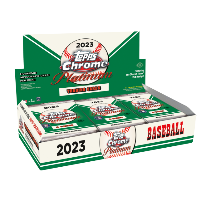 2023 Topps Chrome Platinum Anniversary Baseball Hobby Box - Collector's Avenue