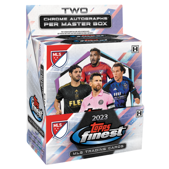 2023 Topps Finest MLS Soccer Hobby Box - Collector's Avenue