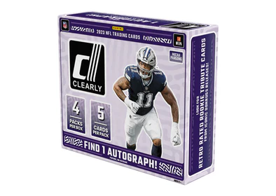 2023 Panini Clearly Donruss Football Hobby Box - Collector's Avenue