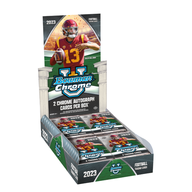 2023 Bowman Chrome University Football Hobby Box - Collector's Avenue