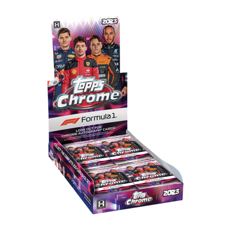 2023 Topps Chrome Formula 1 Racing Hobby Box - Collector's Avenue