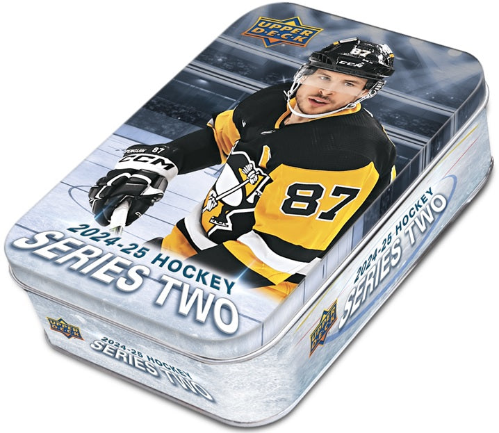 Upper Deck 2024-25 Series 2 Hockey Collector's Tin - New Young Guns Rookie Cards