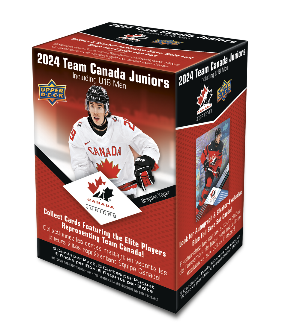 2024 Upper Deck Team Canada Juniors Hockey Blaster Box