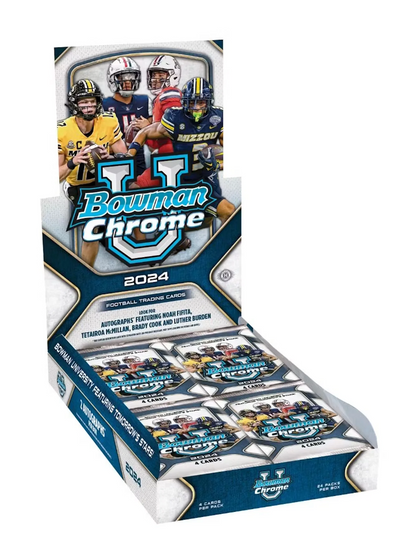 2024 Bowman University Chrome Football Hobby Box