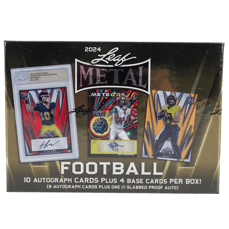 2024 Leaf Metal Football Hobby Jumbo Box - Collector's Avenue