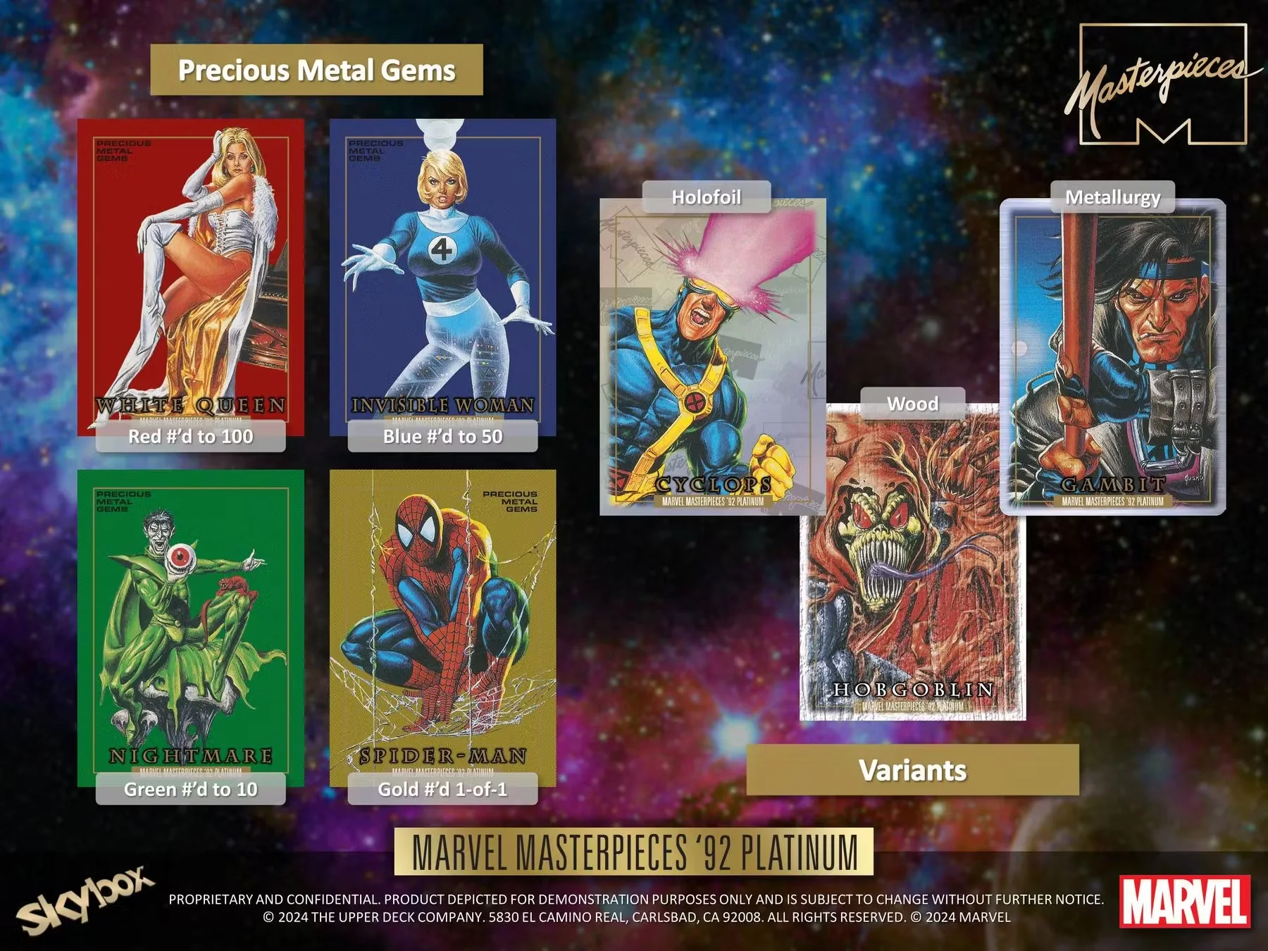2024 Marvel Masterpieces '92 Platinum Hobby Box – Collector's Avenue