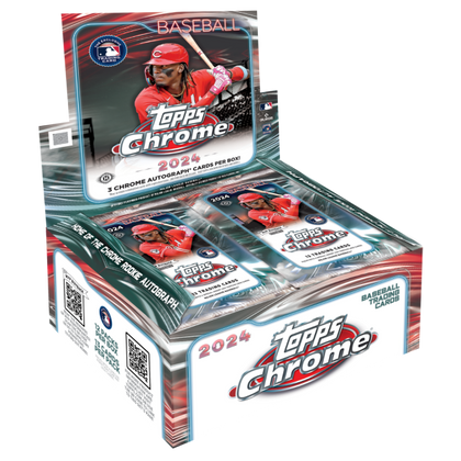 2024 Topps Chrome Baseball Jumbo HTA Box - Collector's Avenue