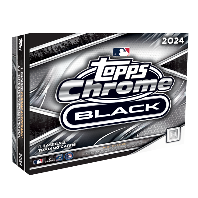 2024 Topps Chrome Black Baseball Hobby Box - Collector's Avenue