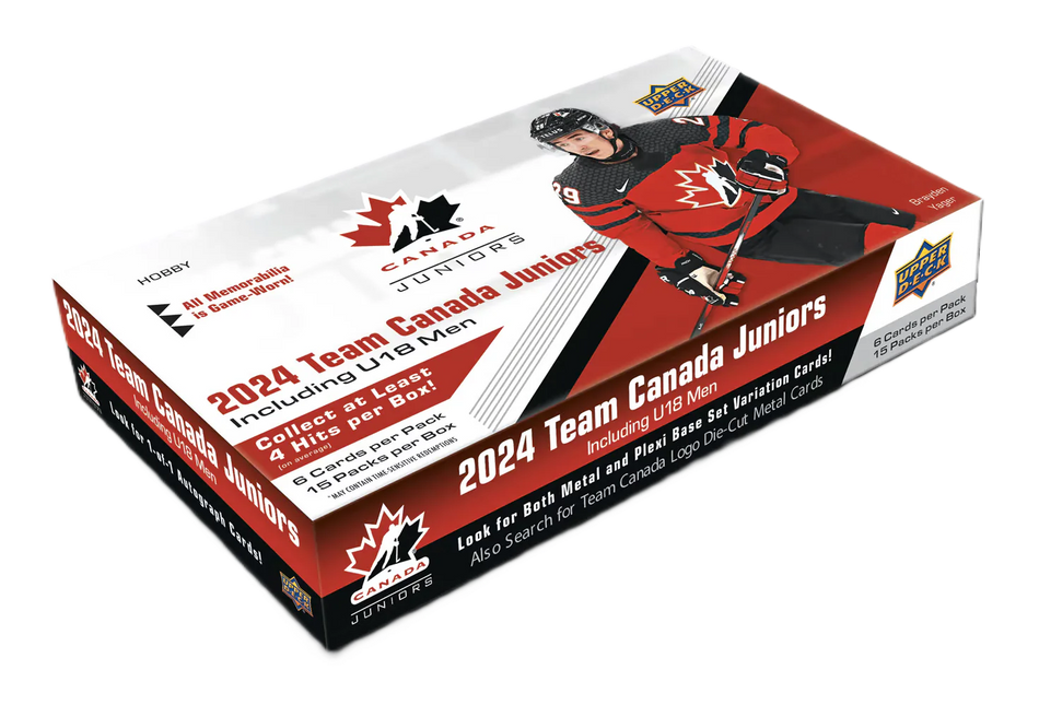 2024 Upper Deck Team Canada Juniors Hockey Hobby Box