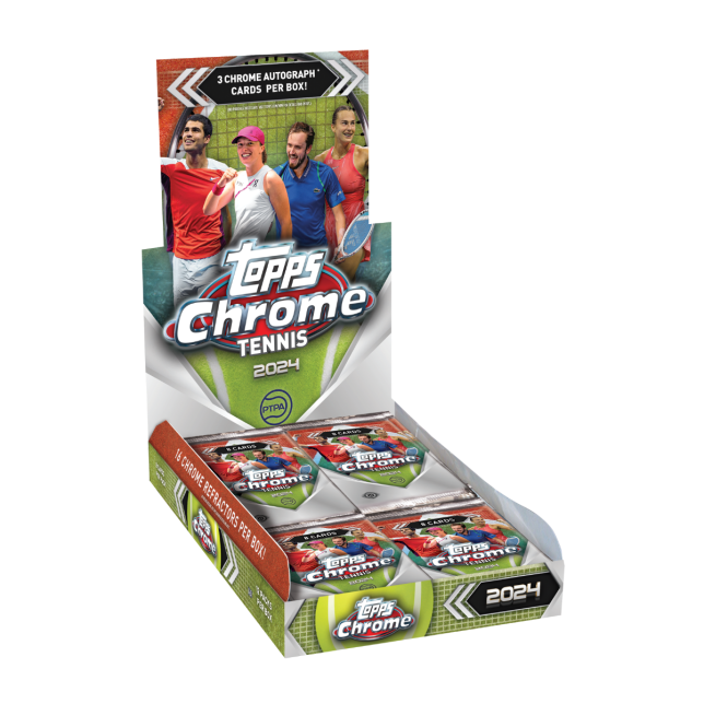 2024 Topps Chrome Tennis Hobby Box - Collector's Avenue