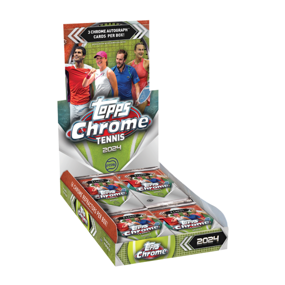 2024 Topps Chrome Tennis Hobby Box - Collector's Avenue