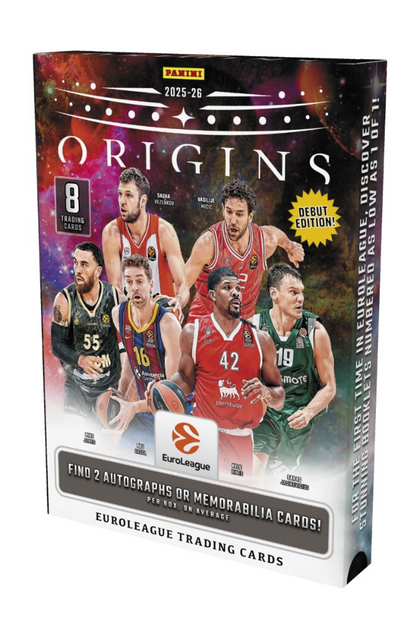 2025-26 Panini Origins Euroleague Basketball Hobby Box