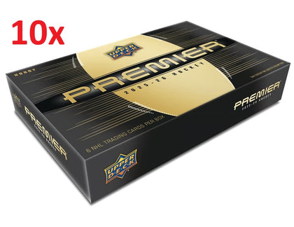 2025-26 UPPER DECK UD PREMIER HOCKEY 10 BOX CASE